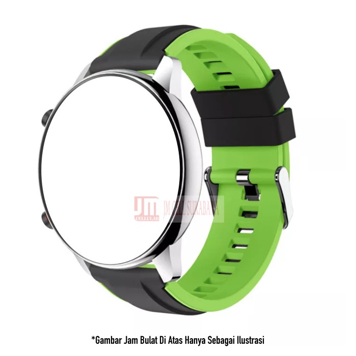 SSR Tali Jam 22mm Watch Strap Odeva Watch G1 / Servas - Rubber Silikon Sporty