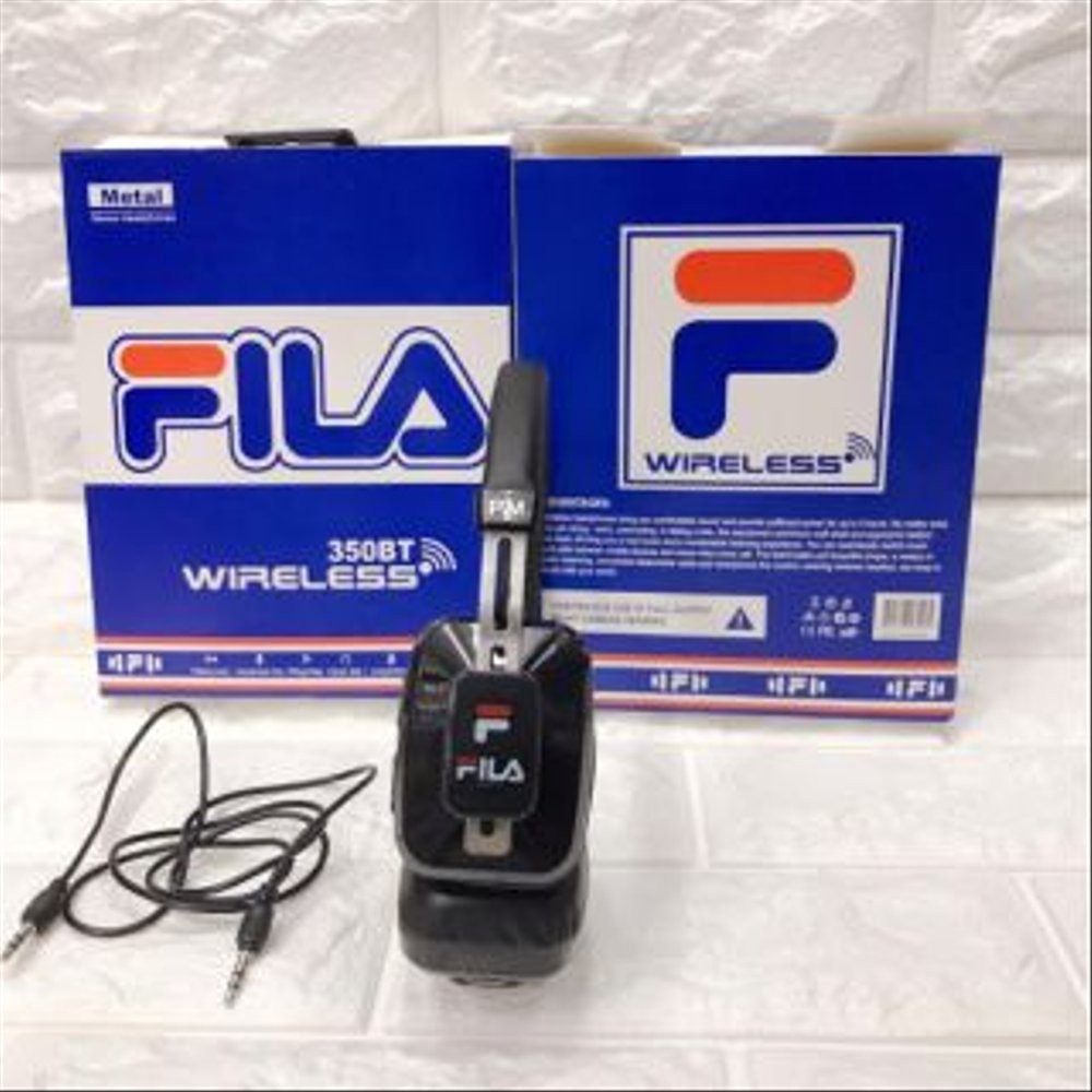 Headphone Wireless Bluetooth Gaming Music FILA 350BT Extra Bass