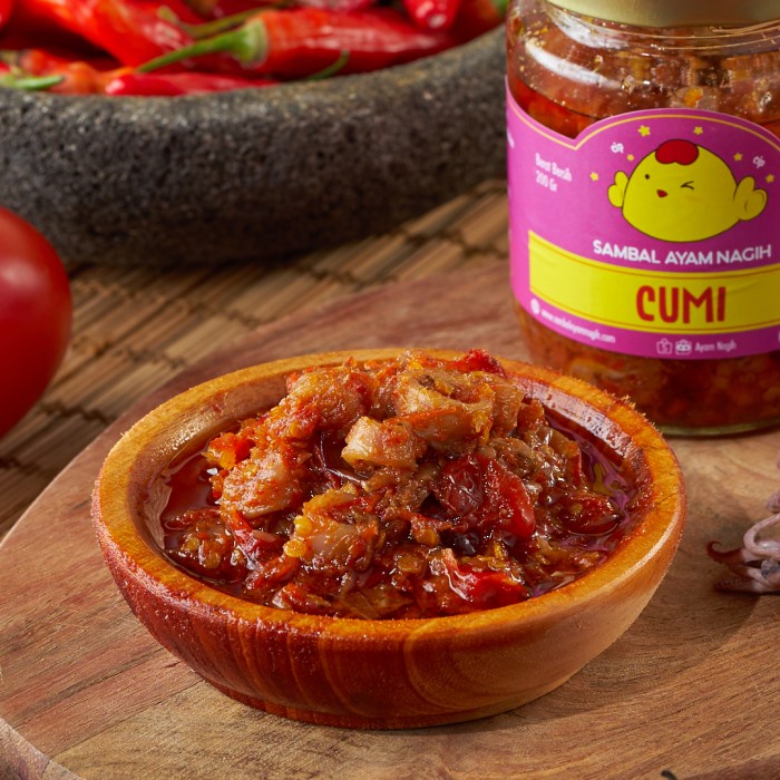 

Sambal-Aneka- Sambal Baby Cumi Sachet By Sambal Ayam Nagih - Sachet 150Gr -Aneka-Sambal.