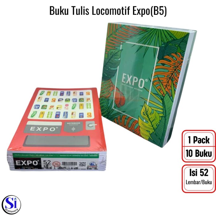 

Lucu Buku Tulis Locomotif Expo B5 52 Lembar 1 Pack Isi 10 Pcs Gilaa!!!