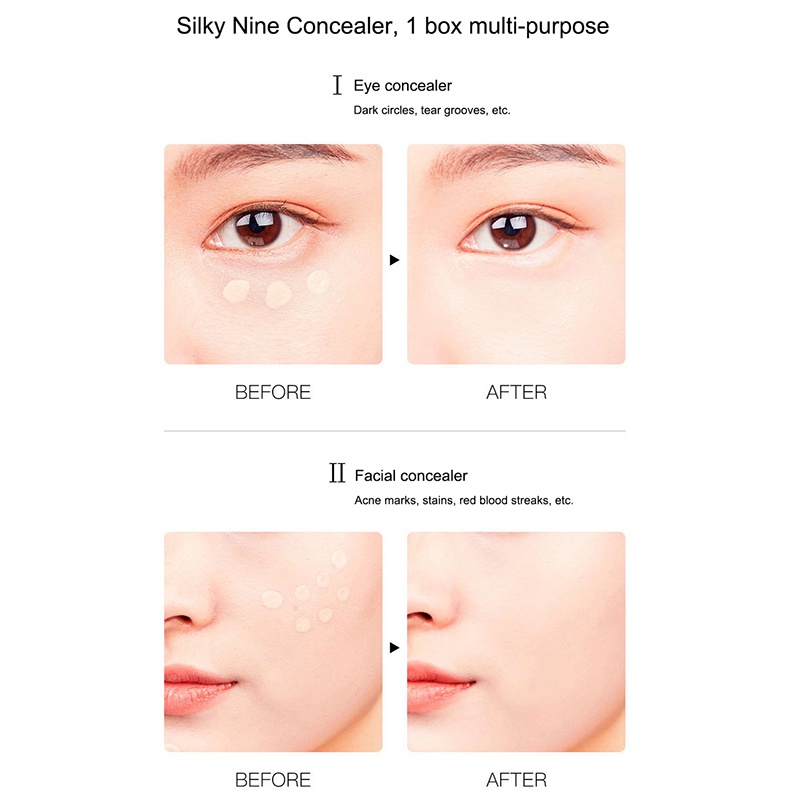 Concealer &amp; Corrector True Beauty Inside Cushion Foundation Cream「24H Full Coverage」