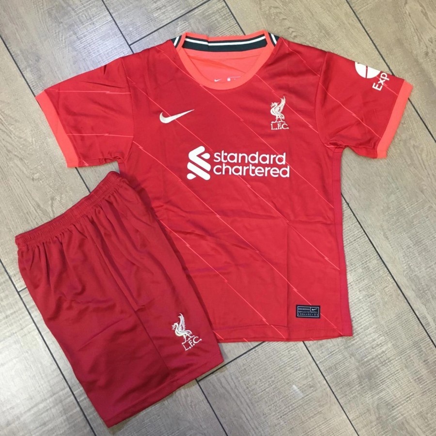 SETELAN BOLA ANAK LIVERPOOL HOME / BAJU ANAK LIVERPOOL HOME 2021-2022