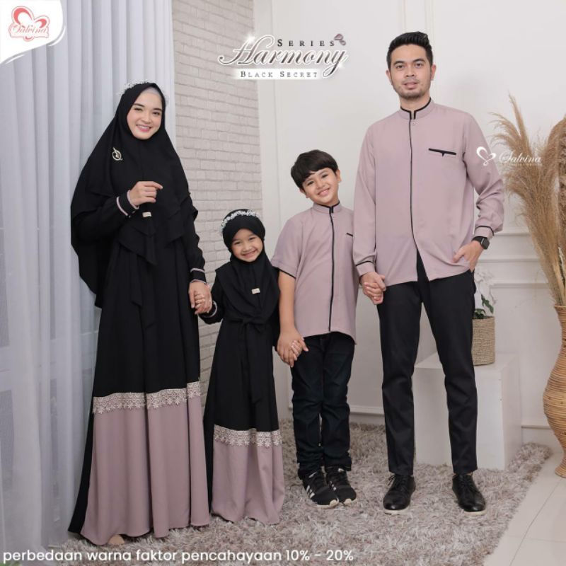 [Baca Deskripsi] Harmony Series by Salvina Hijab/ Sarimbit Hits/ Sarimbit lebaran2022/ Gamis renda /