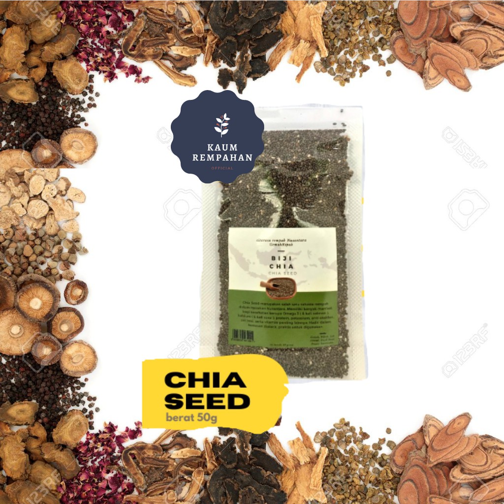 

Chia Seed Organik Black Chiaseed Original Natural Super Food