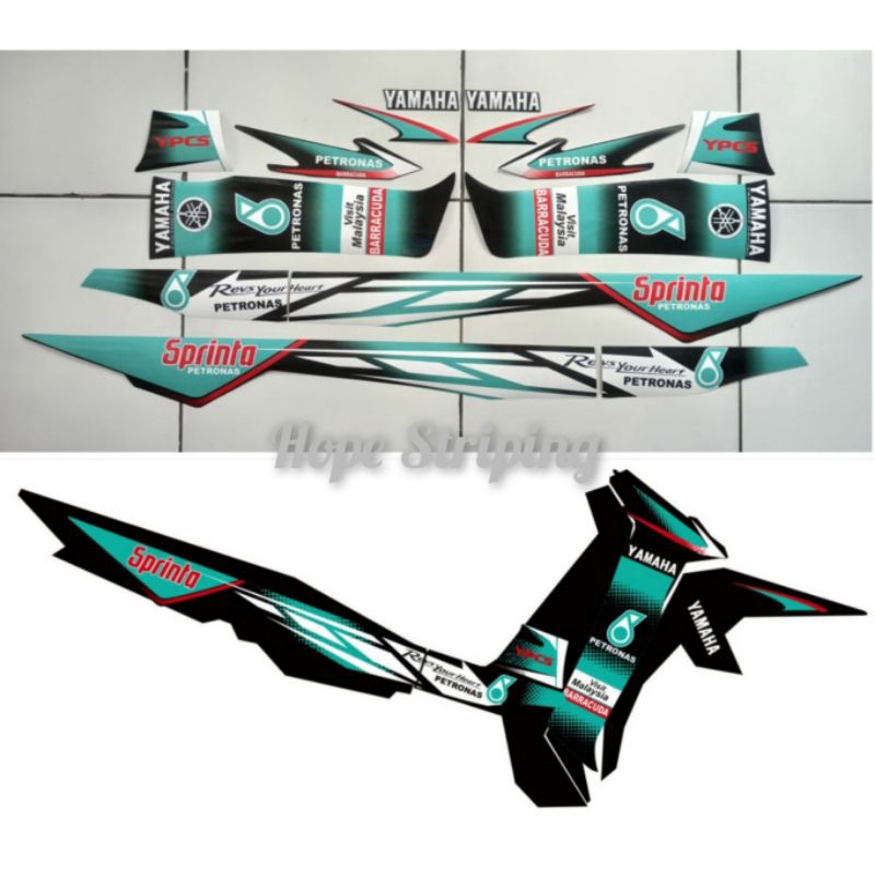 Striping Yamaha F1zr Costum Petronas