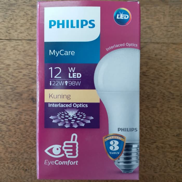 Lampu Philips LED 12W 12 Watt 12Watt 12 W WWL Warm White Mycare