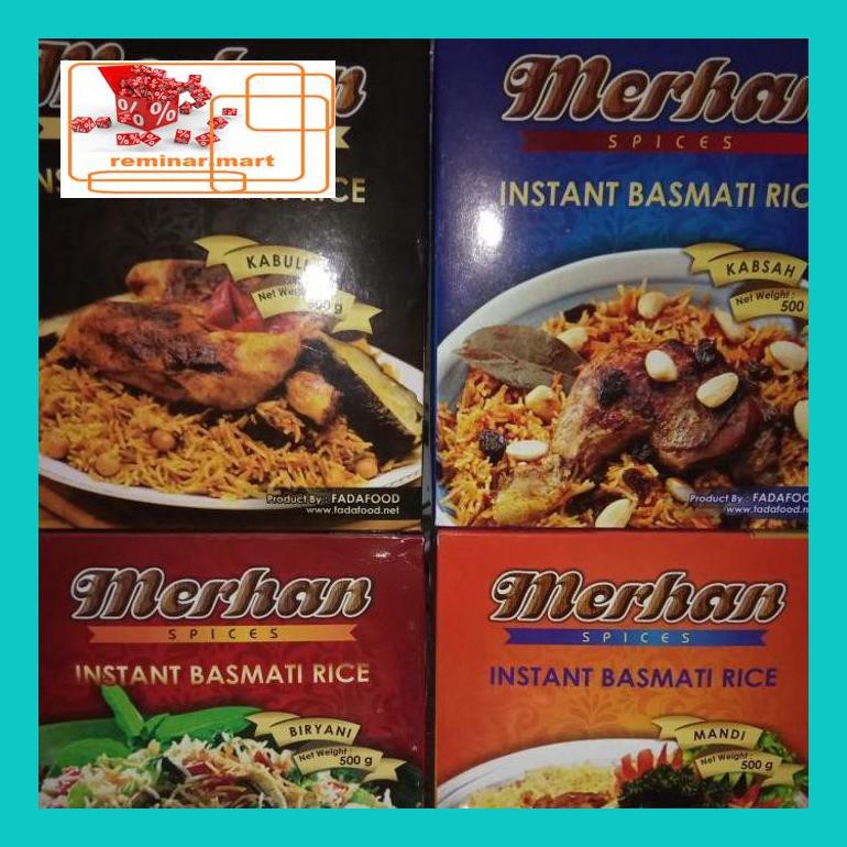 

S0Bers Merhan Basmati Rice Dan Biryani Kebuli Kabsah Mandi (Pilih Di Note) Ric0S50B