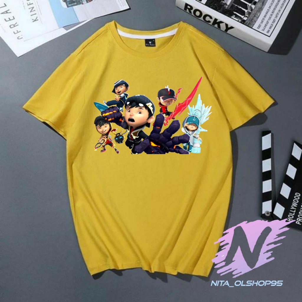 kaos anak BOBOIBOY baju kartun anak