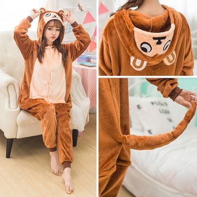 KOSTUM MONYET MONKEY KERA ONESIE PIYAMA COSPLAY BAJU TIDUR