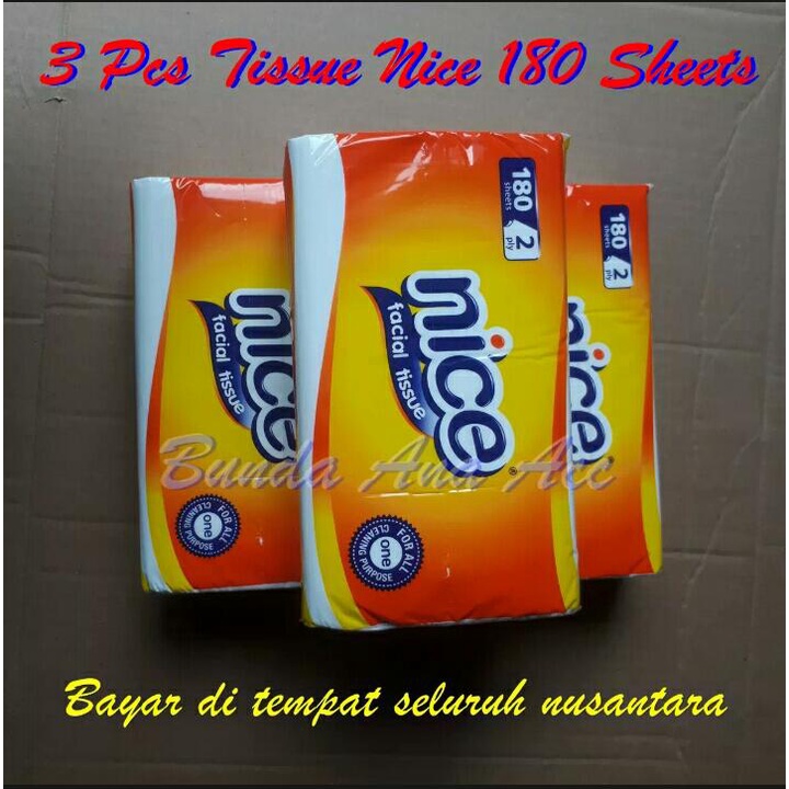 Tisu Nice Termurah Bisa COD Tissue Clean 180 sheet Murah Tisu Murah Tisu