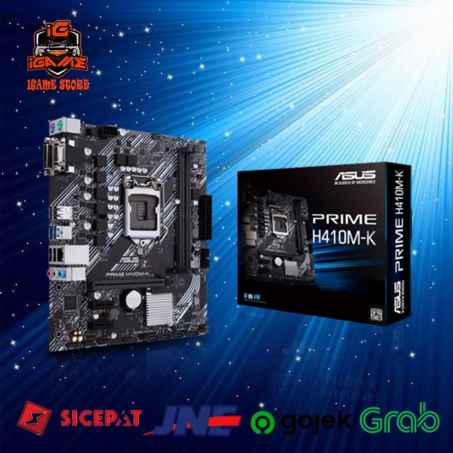 ASUS PRIME H410M-K (Socket Intel LGA 1200, Gen 10) NAMPOL GAN