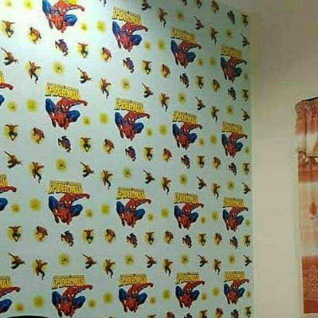 Wallpaper spiderman uk 45cmx10m kode 1457 Shopee Indonesia