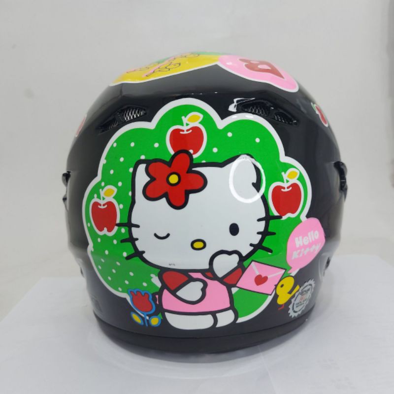 Helm Anak Hello Kitty Umur 3-9 Tahun