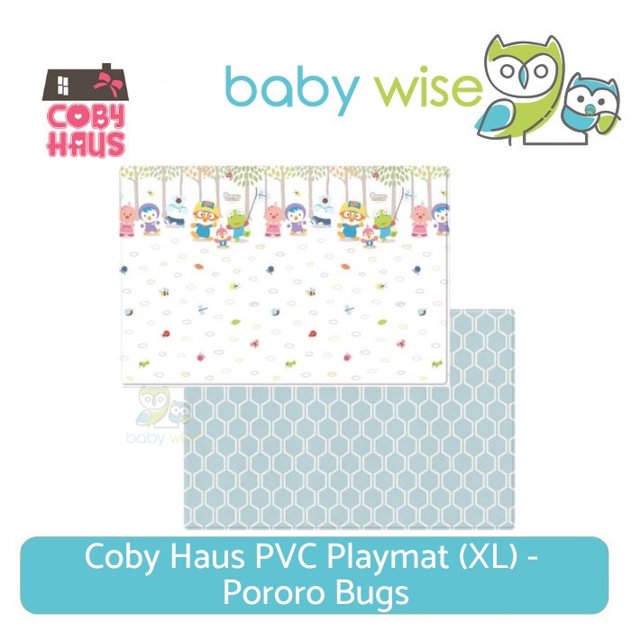 Coby Haus PVC Playmat (XL) - Pororo Bugs