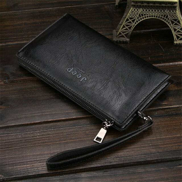 Dompet Panjang Kulit Elegan Pria Handbag Wallet - A0002