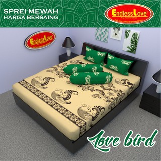 Sprei Endless Love, Double/King Size 180x200 ~Love Bird