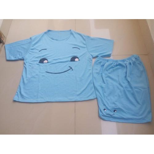 vision online setelan imut smile wink jumbo emoticon /setelan baju dan celana jumbo xxl