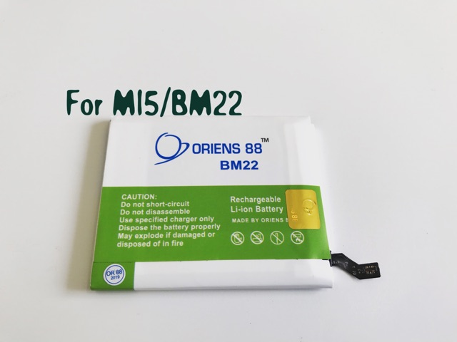 (P) Baterai batre battery Xiaomi Mi5 / BM22 double power/IC ORIENS88