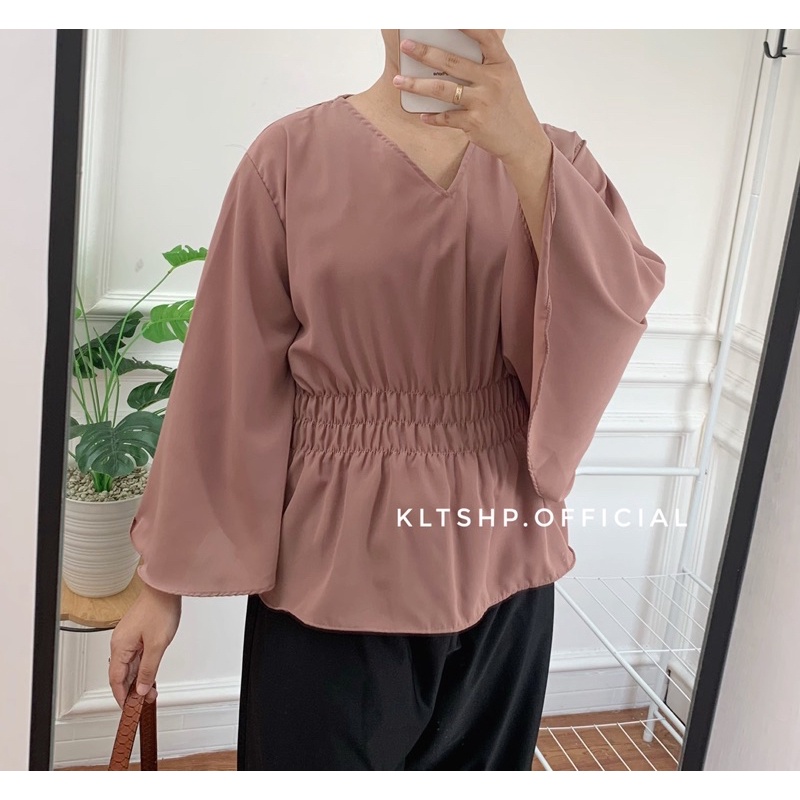 BATWIN BLOUSE BAHAN WOLFIS