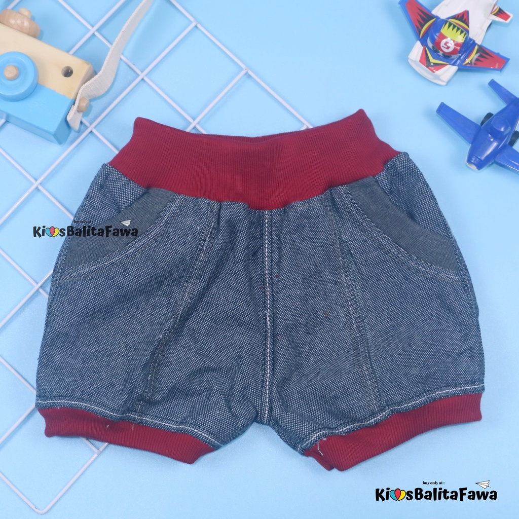 Loody Pants Size 1-2 Tahun / Short Pants Anak Laki Perempuan Murah Celana Pendek Motif Polos Adem