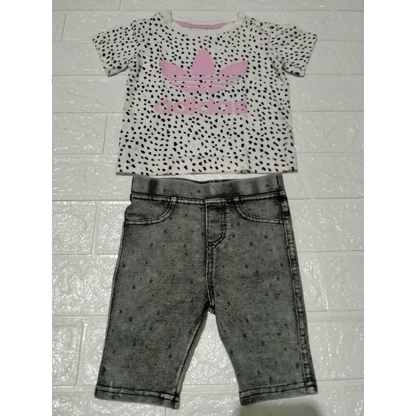 Preloved Set Adidas Baby 2in1 Preloved Kaos Anak Adidas Kids Original Preloved Adidas Baby Shirt Pre