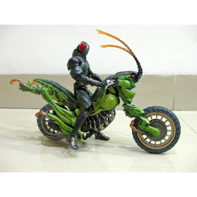 Bandai SIC set Sign Tetsuo Kurata Kotaro Minami kamen rider Black RX with custom Battle Hopper HK