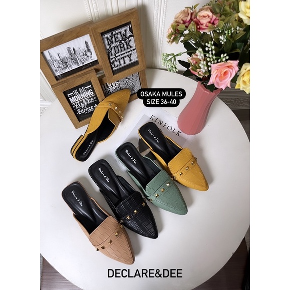 DECLARE&amp;DEE OSAKA MULES WANITA CROCO (COD)