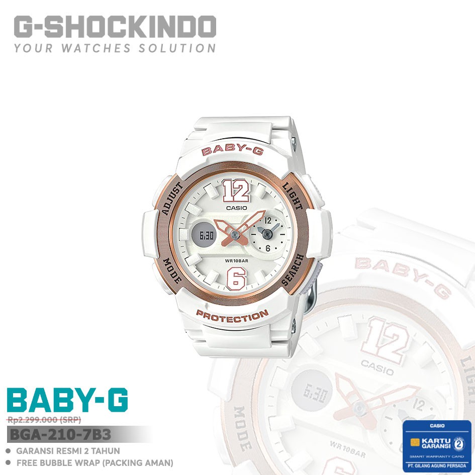 Casio Baby-G BGA-210-7B3 / BGA-210-7B3DR Original