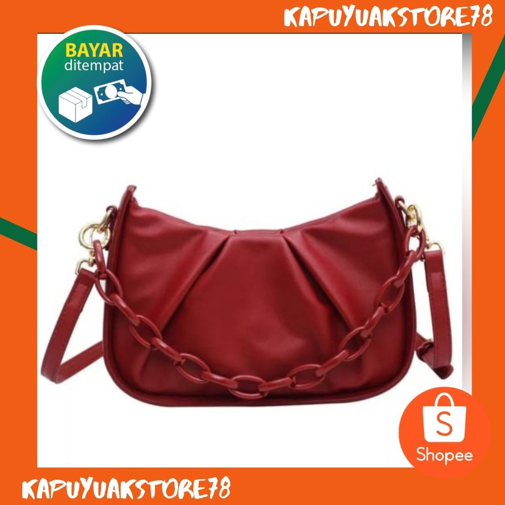 Tas Wanita / Tas Selempang Wanita Dengan Motif Embos / Tas Import Embos-Lsilver #11