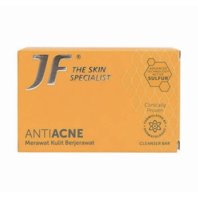 JF sulfur anti acne 90 gram ( sabun anti jerawat )