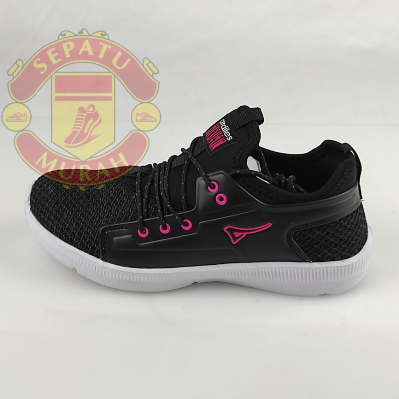 Sepatu Ardiles Anak Lelaki RAZET  HITAM/FUSIA T (35-38)