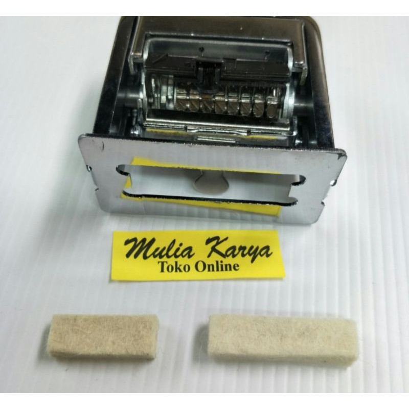 Busa Stempel Numerator / Ink Pad Numbering Otomatis