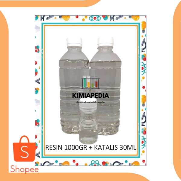 

Resin 1000Gr 1Kg Dan Katalis 30 Ml sparepart 20J21