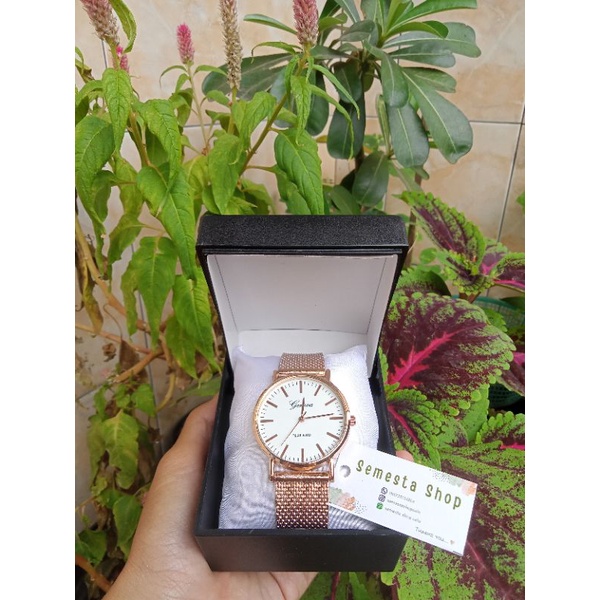 JAM TANGAN WANITA ANALOG || KADO ULANG TAHUN || KADO WISUDA MURAH || FREE BOX BATRE GIFT