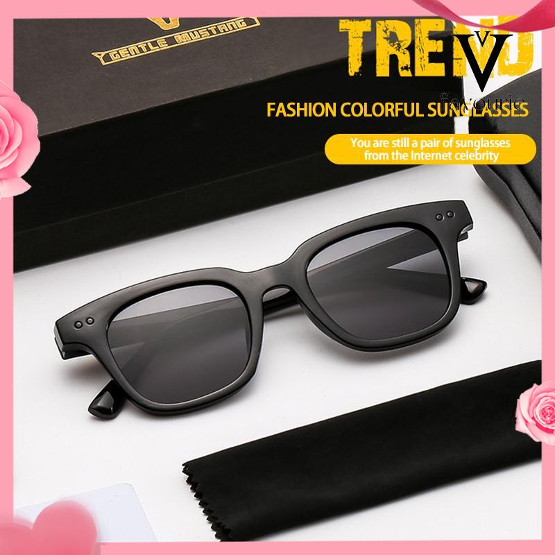 [COD]1 Pcs Korea Kacamata Hitam Wanita Kacamata Anti Radiasi Blueray Warna Permen Uniseks Sunglasses-FA