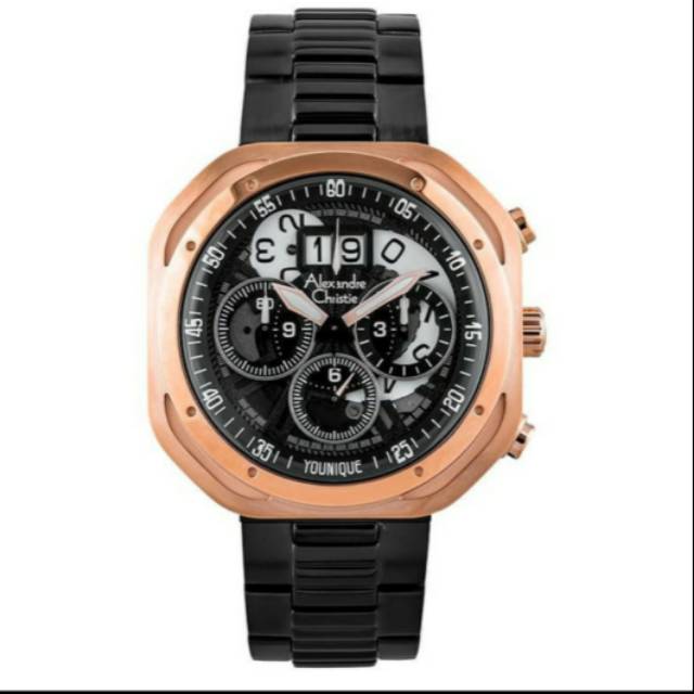 Alexandre Christie Pria AC6468 | AC 6468 YOUNIQUE BLACK ROSEGOLD Limited Original