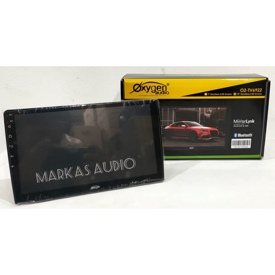 Head Unit Oxygen O2 TV-6922 TV Android 10" Inch FREE Kamera Mundur/Tv Mobil Mirror Link/Android Skel