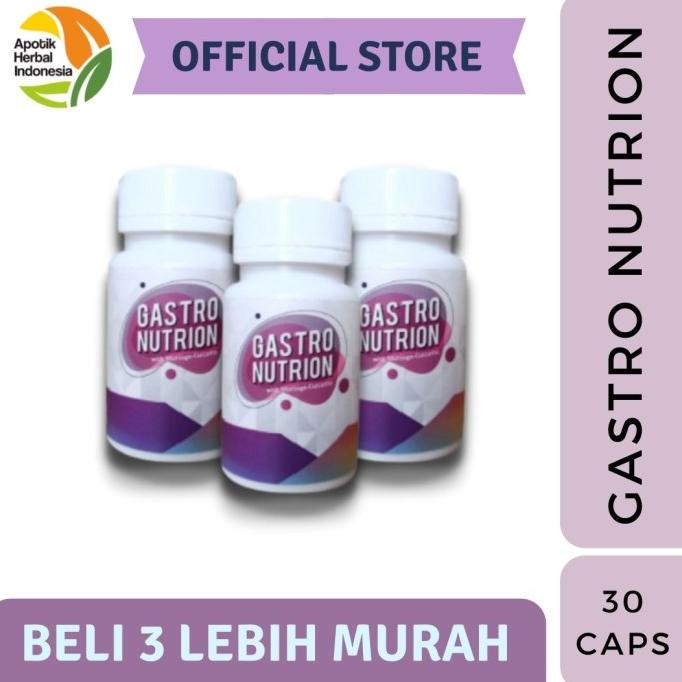 (TERLARIS) GASTRO NUTRION-OBAT HERBAL ALAMI ATASI ASAM LAMBUNG (3PCS)