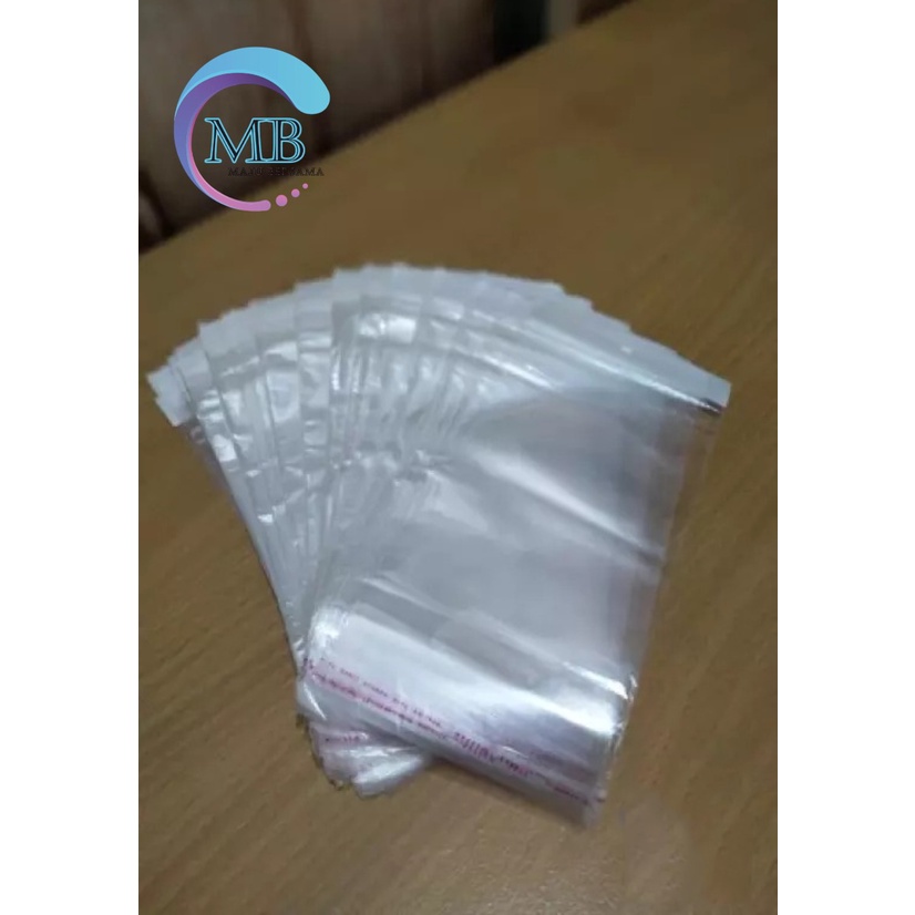 packing plastik packing plastik plastik opp kaca bening ISI 10 PCS MB2154