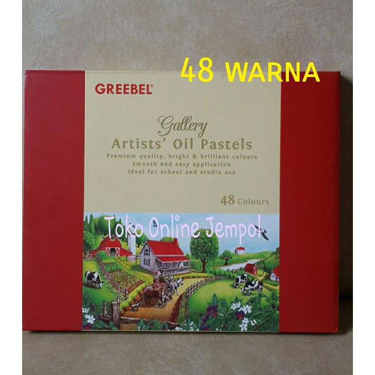 

Promo! Atk0037Gb 48Warna Greebel Artist Oil Pastels Crayon Krayon Gift Kado Murah