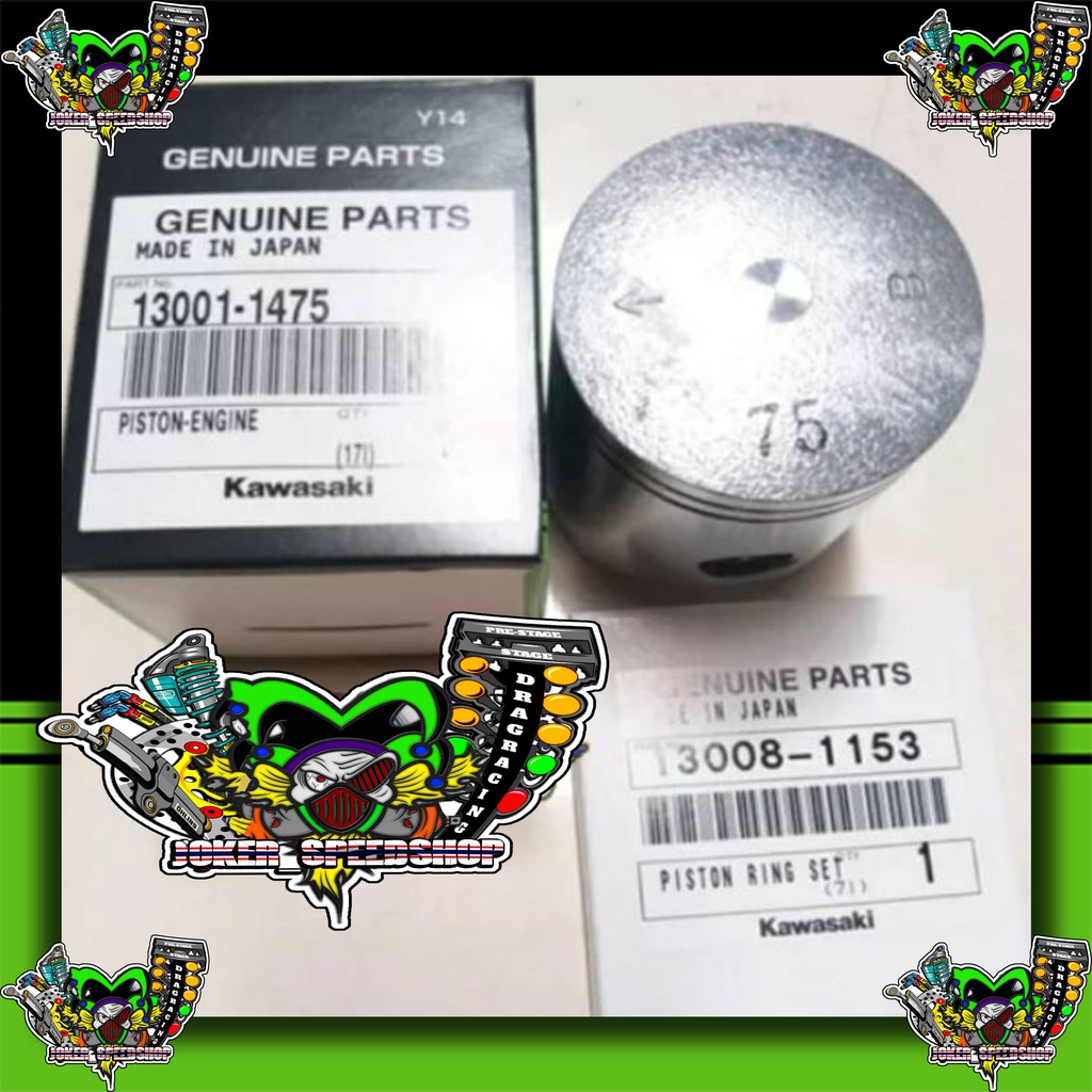 Piston Ninja R RR Ring Piston B75 Original