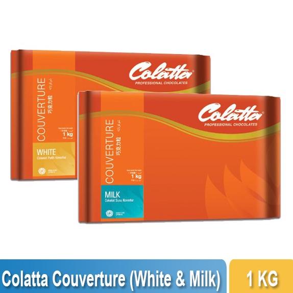 

COLATTA - Couverture Chocolate 1 Kg - White / Milk TERLARIS TERPERCAYA ORIGINAL