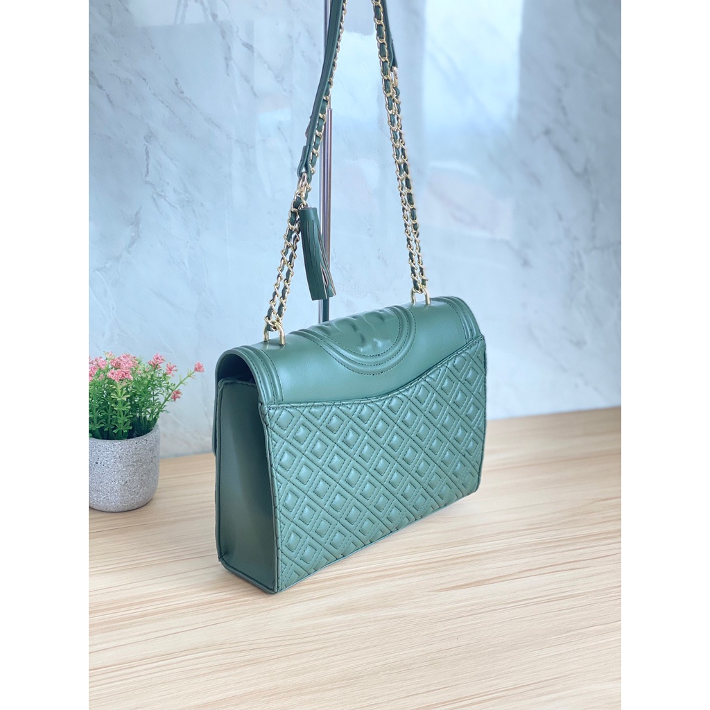 [7.7 Boombastis Sale⚡] - TAS WANITA IMPORT BRANDED TB TB04 FLEMMING MEDIUM SHOULDER BAG PREMIUM