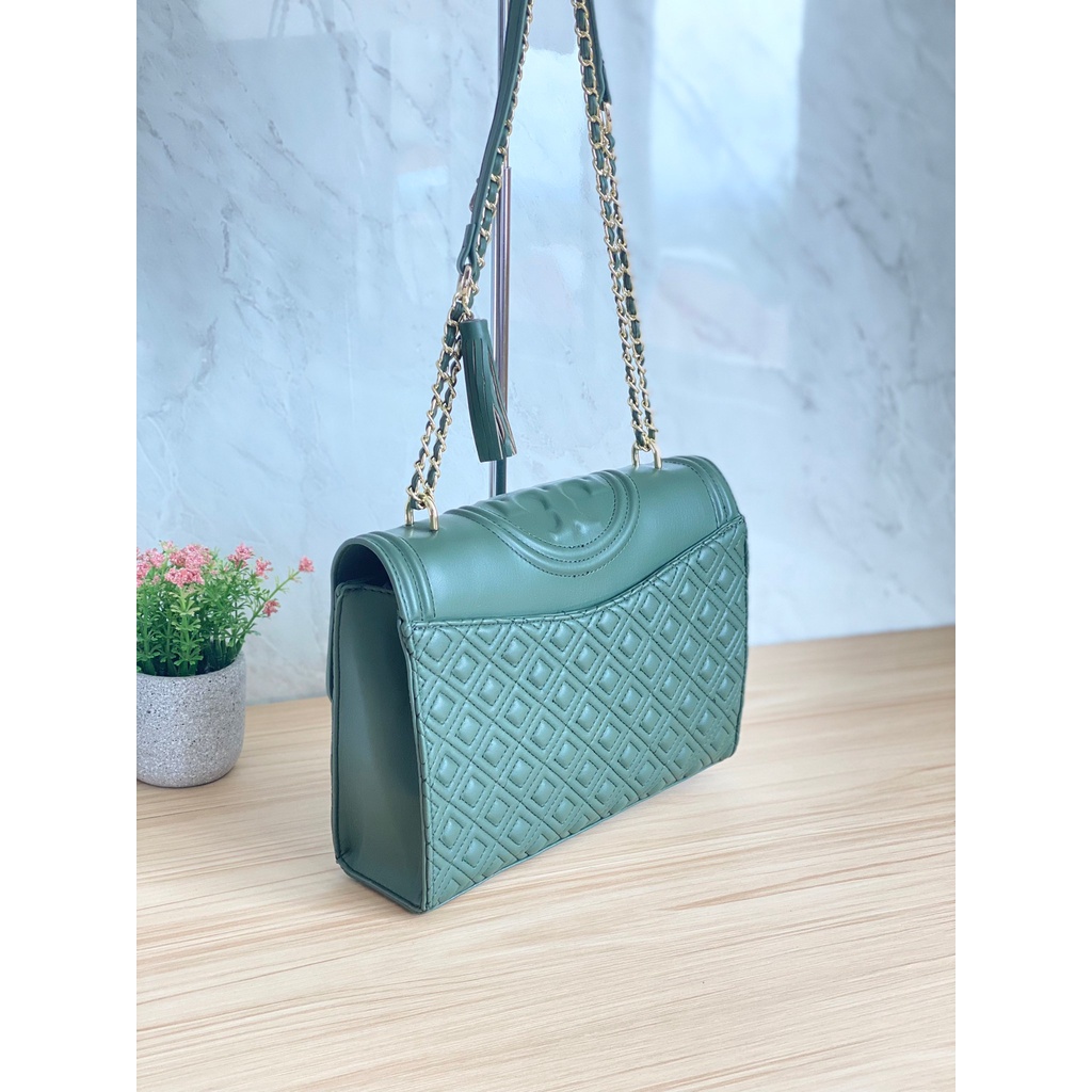 [7.7 Boombastis Sale⚡] - TAS WANITA TB02 FLEMING SMALL 21CM SLING BAG PREMIUM IMPORT