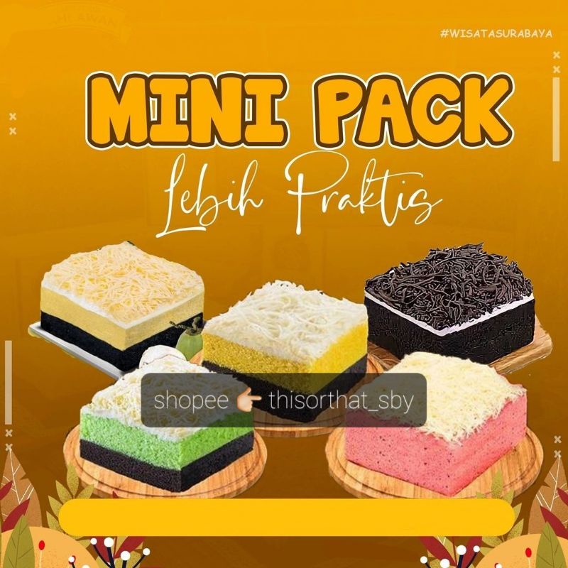 Lapis Kukus Pahlawan Surabaya || Mini Pack || Oleh-oleh Khas Kota Surabaya