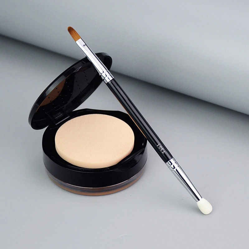 T301 Brush Spons Makeup Dua Sisi Untuk Concealer / Eyeliner / Lingkar Hitam