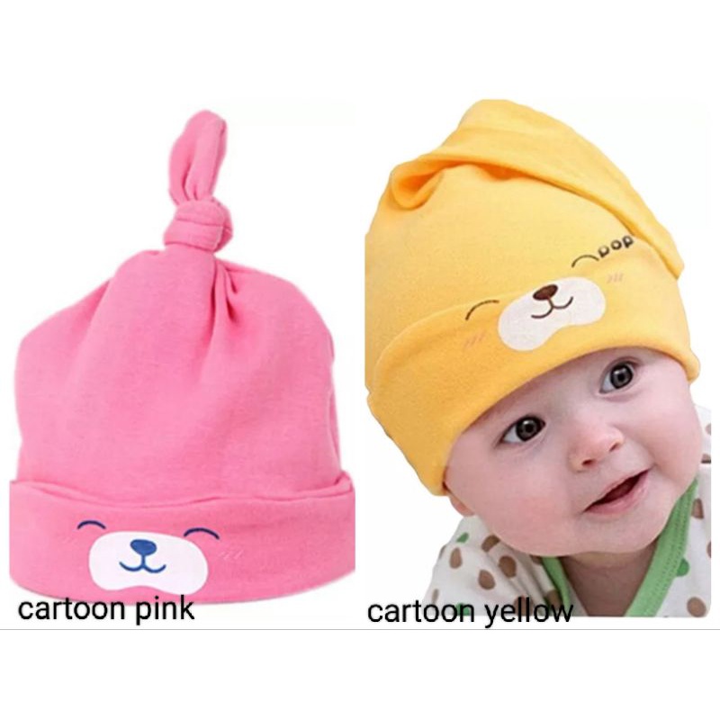 TOPI TURBAN KOPLOK BAYI ANAK CEWEK COWOK BOY GIRL BABY HAT NEWBORN