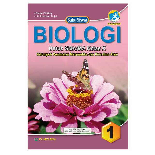 Buku siswa biologi bidang peminatan kelas X penerbit arya duta