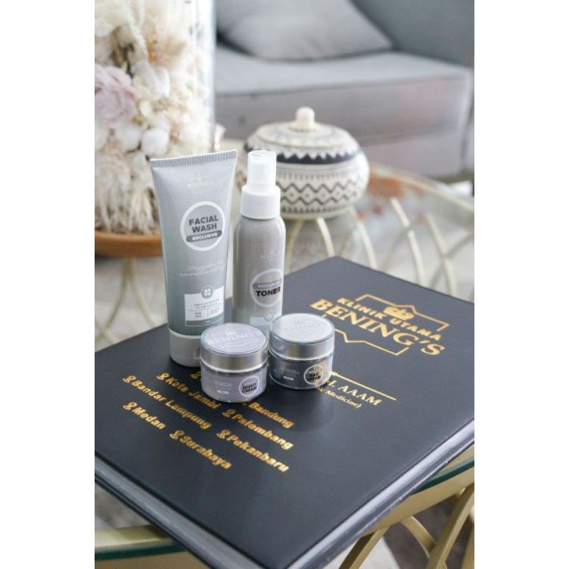 PAKET EXCLUSIVE BENINGS SKINCARE DR. OKY PRATAMA | MENGATASI FLEK DAN NODA