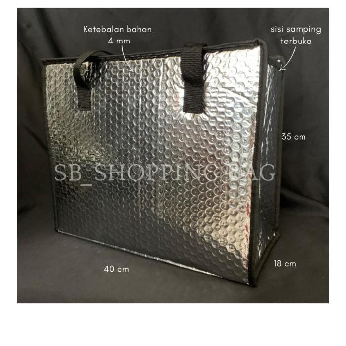 

Paper | Tas Alumunium Foil Bubble,Thermal/Cooler Bag,Tas Belanja,Shoppingbag-M - M